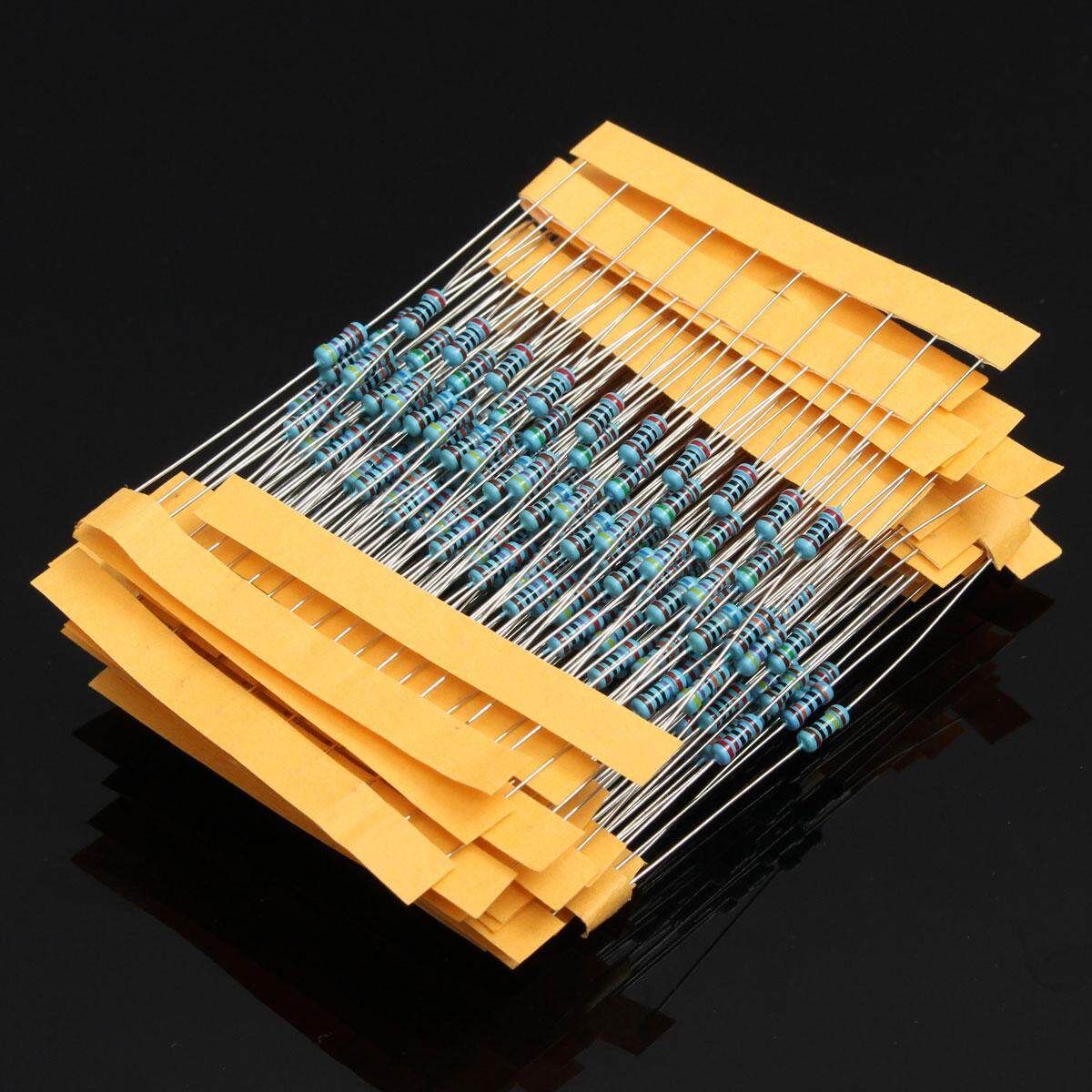 New Resistors Metal Film 300 Pack, 10 Each 30 Values 1/4w 1% Kit/Assortment Set