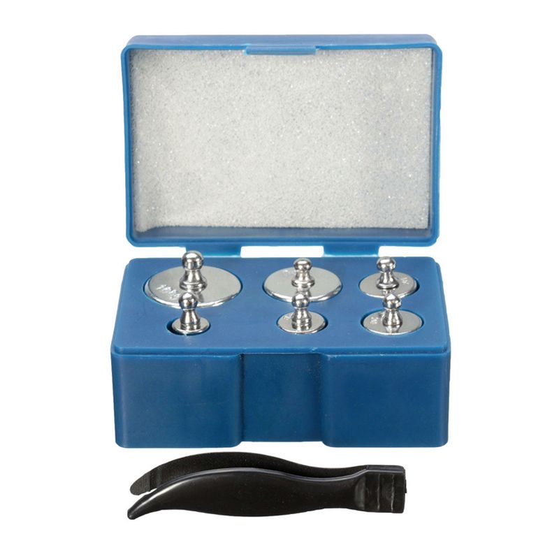 6Pcs 100g 50g 2x20g 10g 5g Grams Precision Calibration Weight Digital