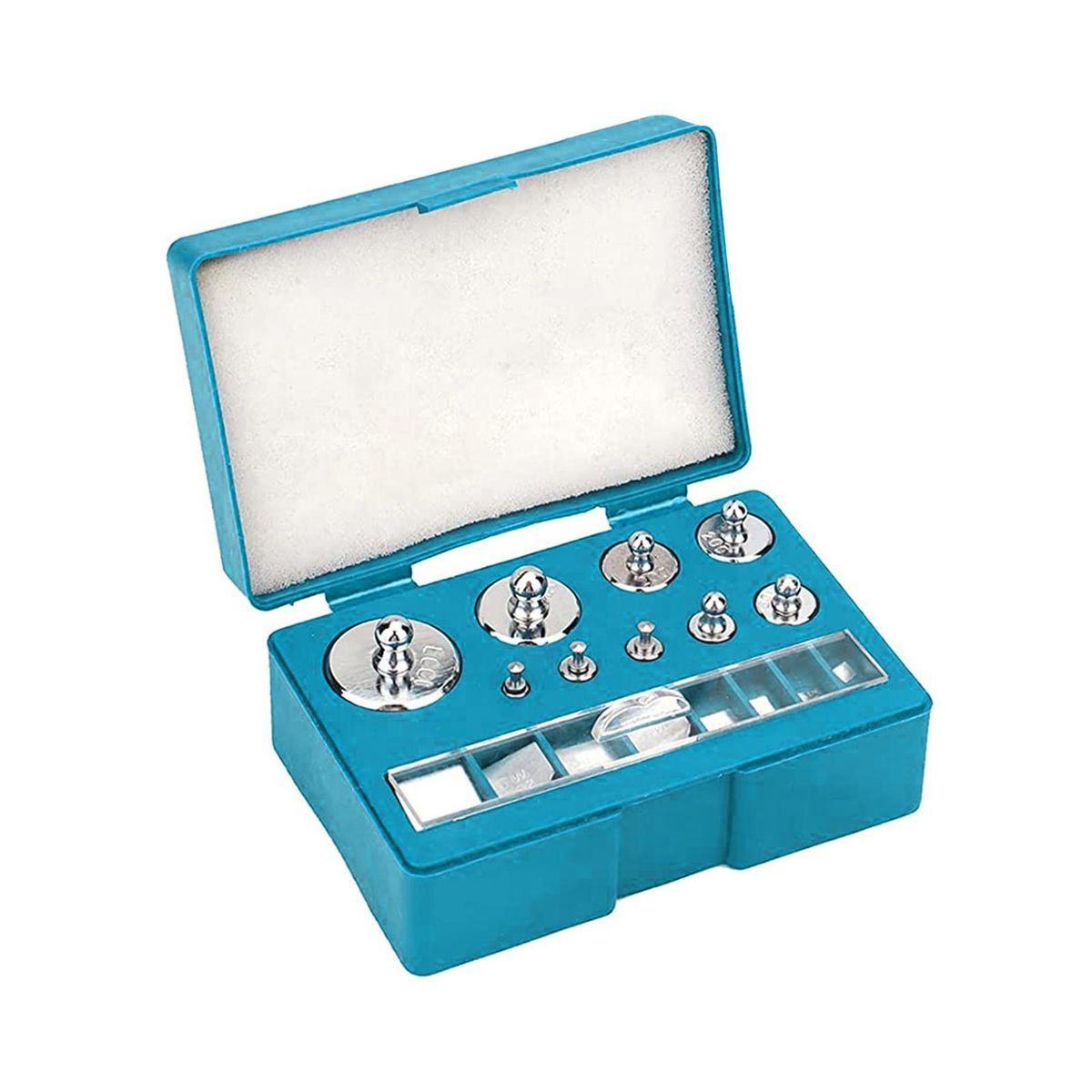 17PcsSet Calibration Weight with Student Weight Silver