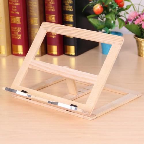 Wooden Frame Reading Bookshelf Bracket Book Reading Bookend Tablet Pc Support Music Stand Wood Table Drawing Easel Stationery