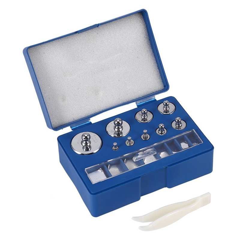 17Pcs 10mg-100g Grams Precision Calibration Weight Set Test Jewelry S