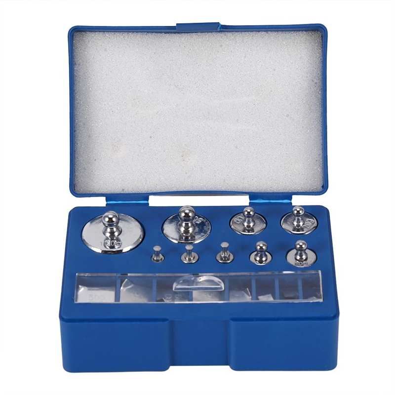 17Pcs 10mg-100g Grams Precision Calibration Weight Set Test Jewelry S