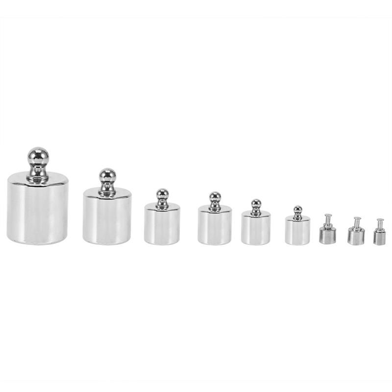 17Pcs 10mg-100g Grams Precision Calibration Weight Set Test Jewelry S