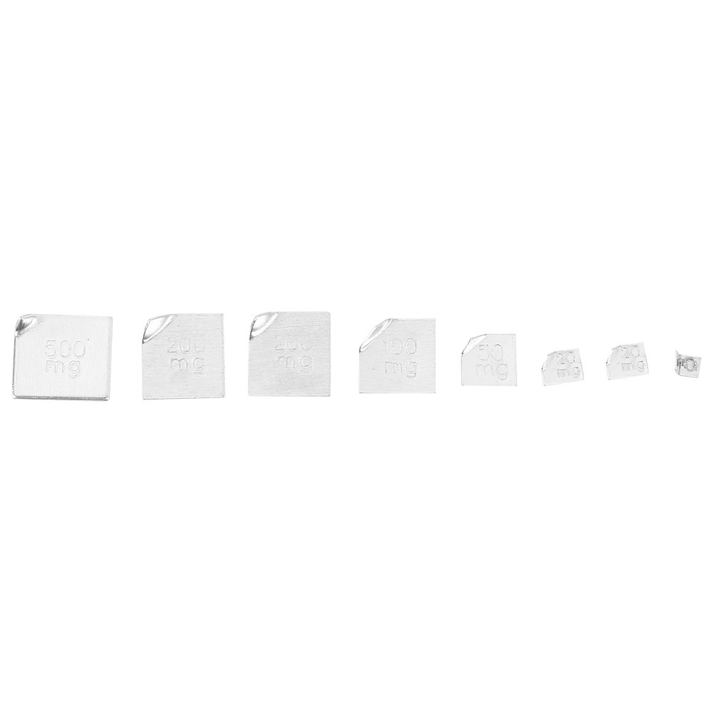 17Pcs 10mg-100g Grams Precision Calibration Weight Set Test Jewelry S