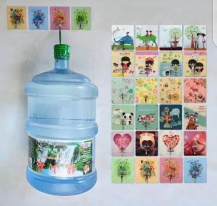 4pcs/pack Fruit Wall Hanger Bathroom No Trace Sticky Hooks