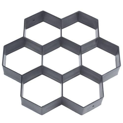 DIY Patio Walk Maker Stepping Stone Concrete Paver Mold