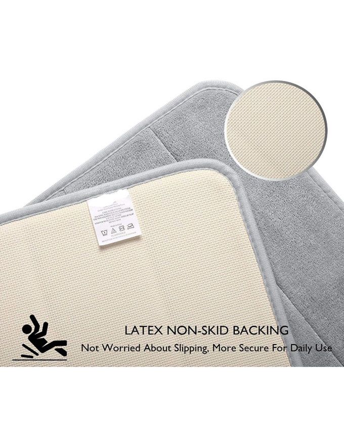 Water Absorbent Non-slip Bathroom Mats Shower Carpet