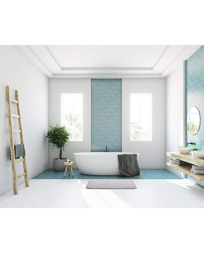 Water Absorbent Non-slip Bathroom Mats Shower Carpet