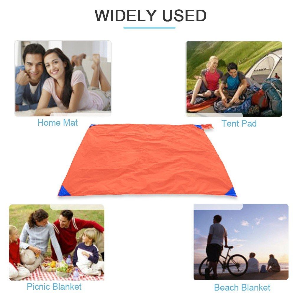 Picnic Blanket 71X 59in Beach Blanket Mat Pad Sand Proof Mat
