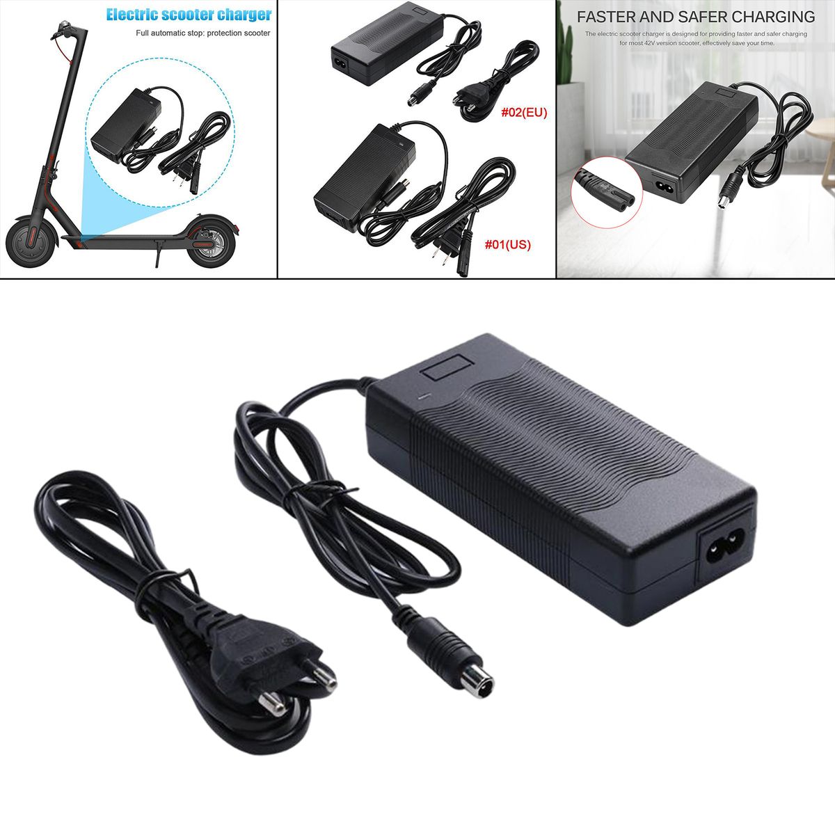 Electric Scooter Charger EU Plug Battery For  Mijias M365
