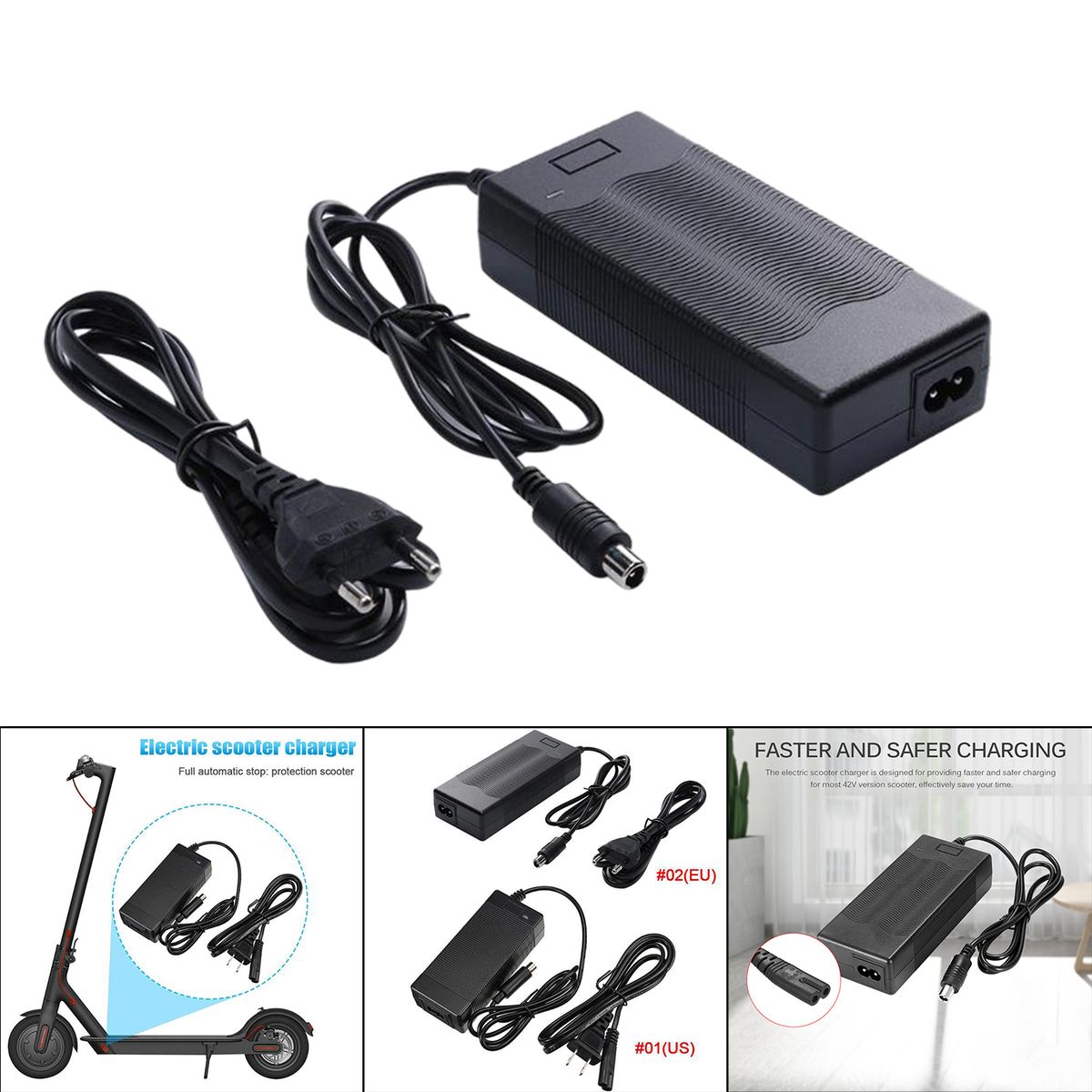 Electric Scooter Charger EU Plug Battery For  Mijias M365