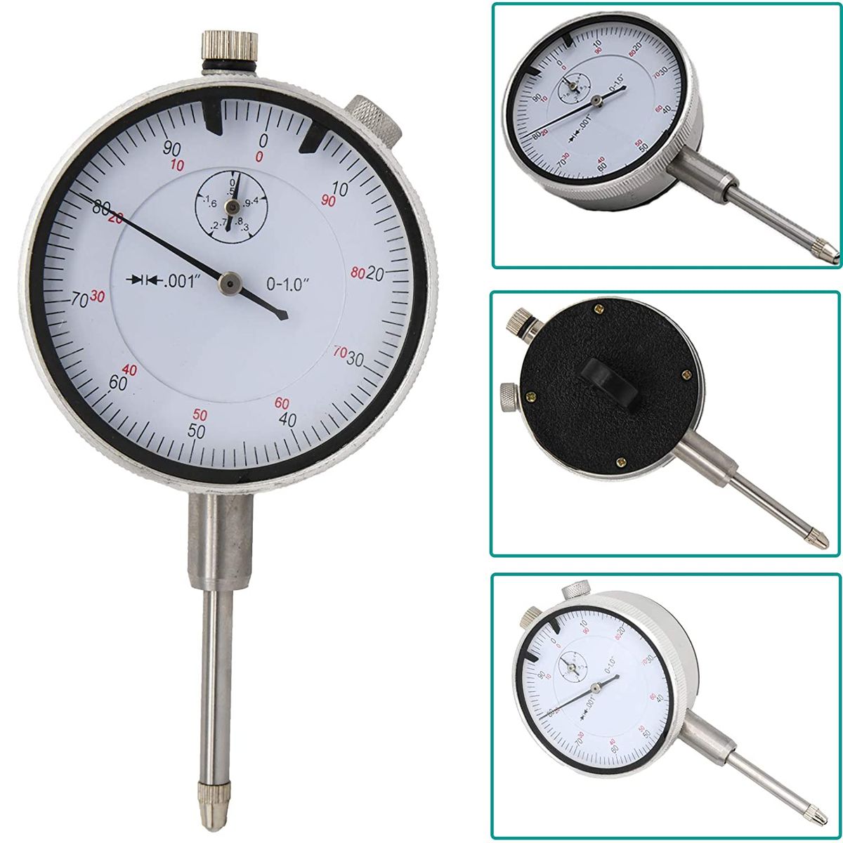 Shock Proof 0-1inch Dial Indicator 0.001
