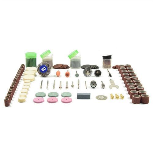 196pcs Mini Drill Kit Fits Electric Sanding Cutting Grinding Rotary Tool