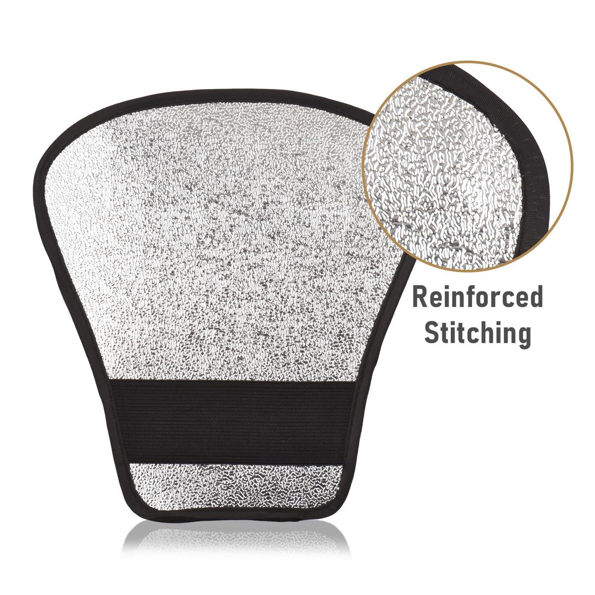 Portable Universal Camera Flash Reflector Speedlite Bounce Diffuser Board with Silver & White Reflective Surface Replacement for Canon Nikon Sony Godox Yongnuo on-Camera Flash