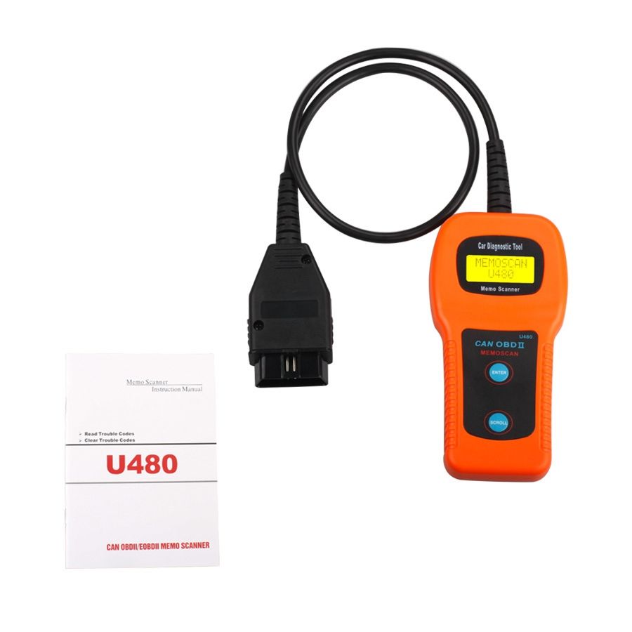 U480 CAN OBDII / EOBDII Memo Scanner / Code Reader