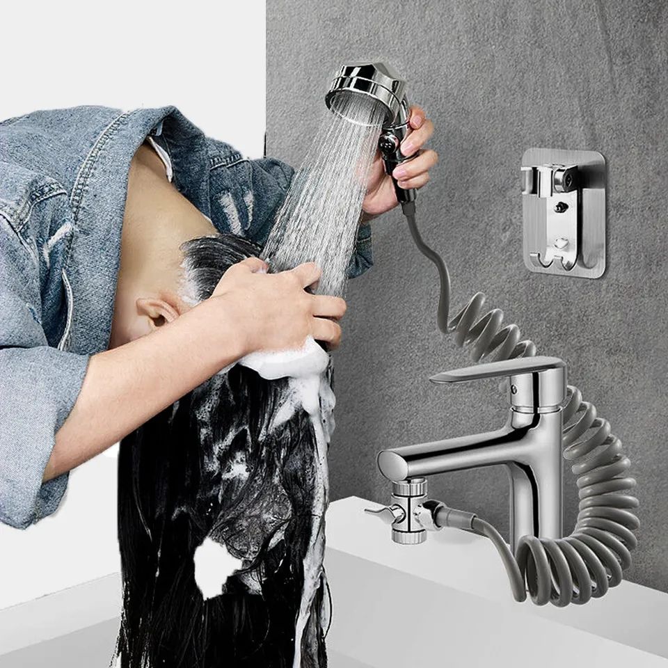 Faucet Aerator External Showerhead Spray Water Tap Extension