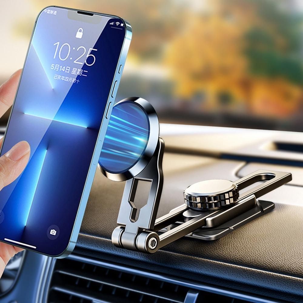 1PC 720° Rotate Magnetic Car Phone Holder Black