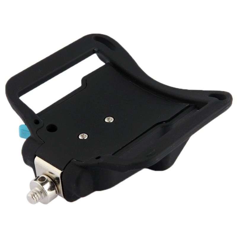Camera Holster Waist Belt Buckle Button Fast Loading For All Camera(Black)
