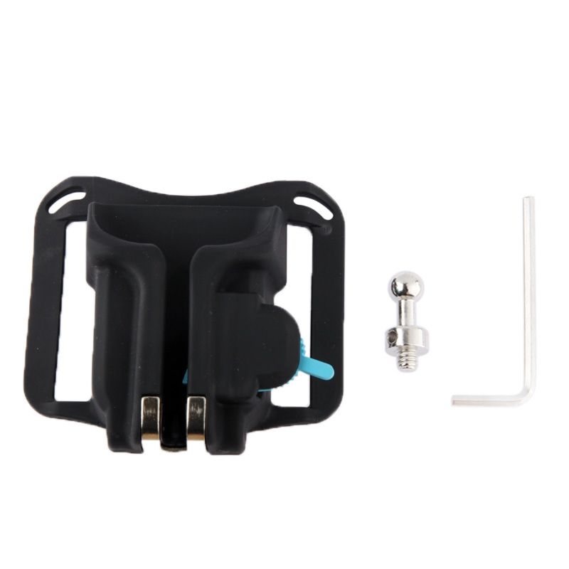 Camera Holster Waist Belt Buckle Button Fast Loading For All Camera(Black)
