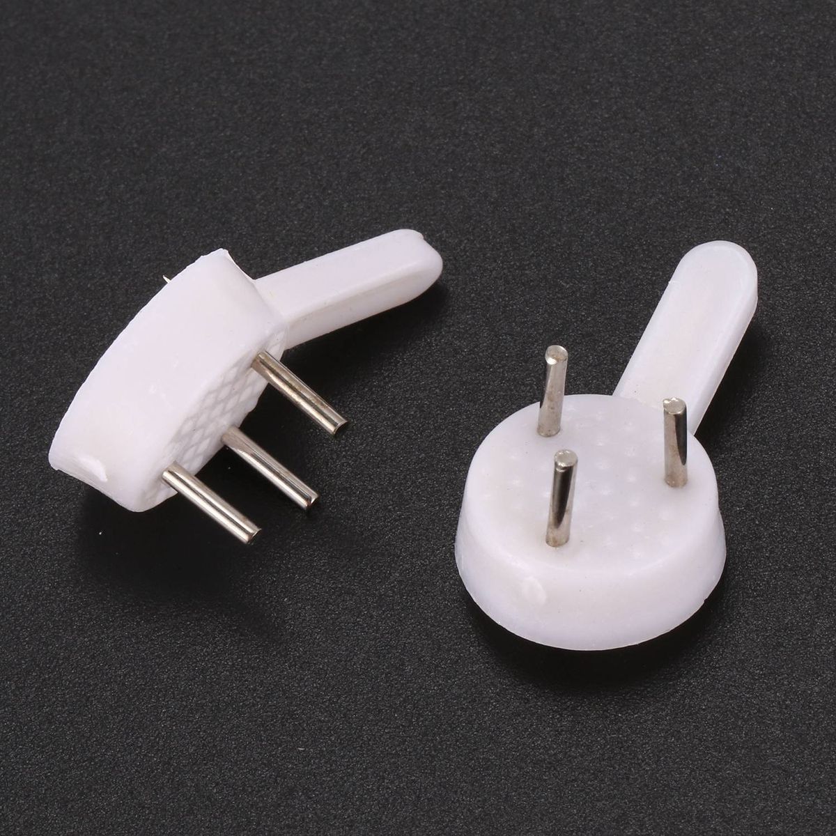 20 Pcs Plastic Heavy Wall Picture Frame Hooks Hangers 3-pin