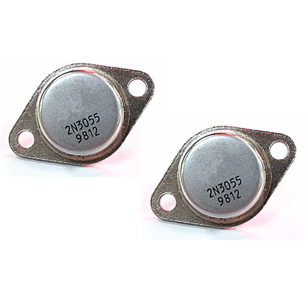 2Pcs 2N3055 NPN Transistor TO-3 Audion High Power - 115W For Inverter