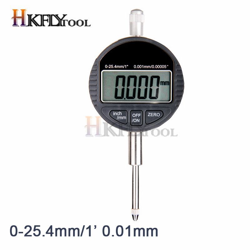 4 Size Digital Indicator 0-12.7mm/0-25.4mm 0.001mm 0.00005