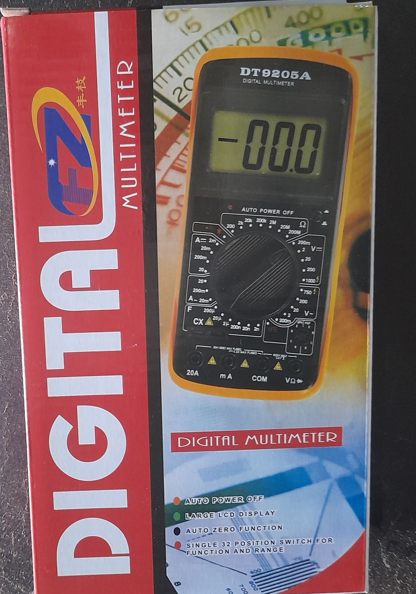 Electrical Digital Multimeter LCD Voltmeter Volt OHM Tester AC DC Multi