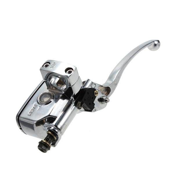 Motorcycle Brake Master Cylinder Silver Right