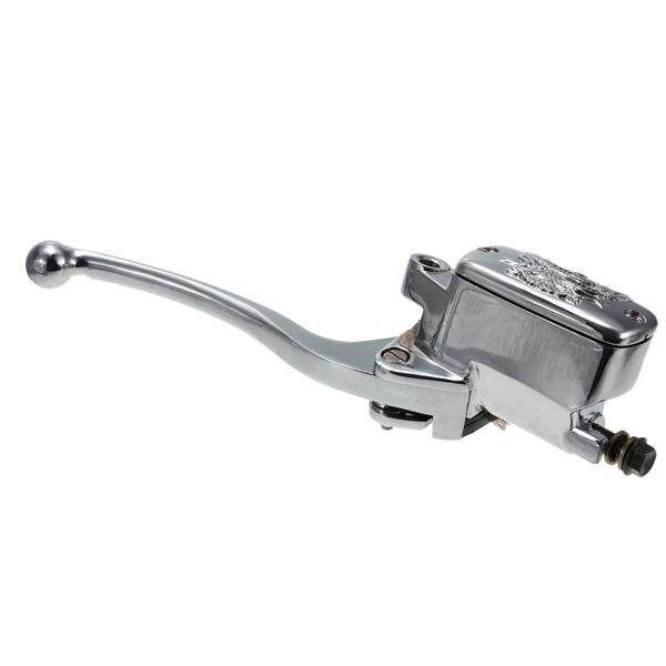 Motorcycle Brake Master Cylinder Silver Right