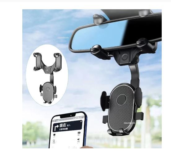 Rearview Mirror Phone Holder For Car Mount Phone