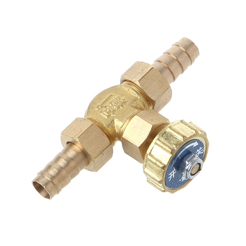 Brass Needle Valve 10mm ID Hose Barb Only For Gas Max