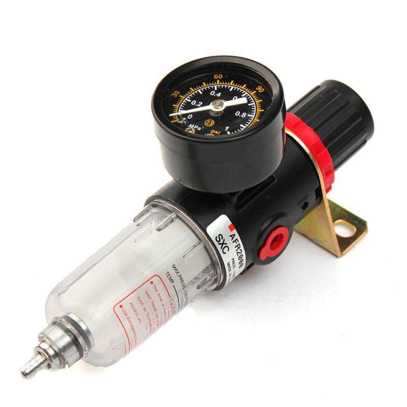 Airbrush Compressor AIR REGULATOR Water Trap Moisture Filter Hose Black