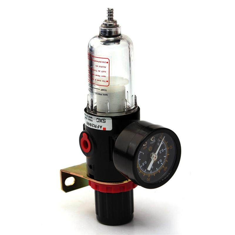 Airbrush Compressor AIR REGULATOR Water Trap Moisture Filter Hose Black