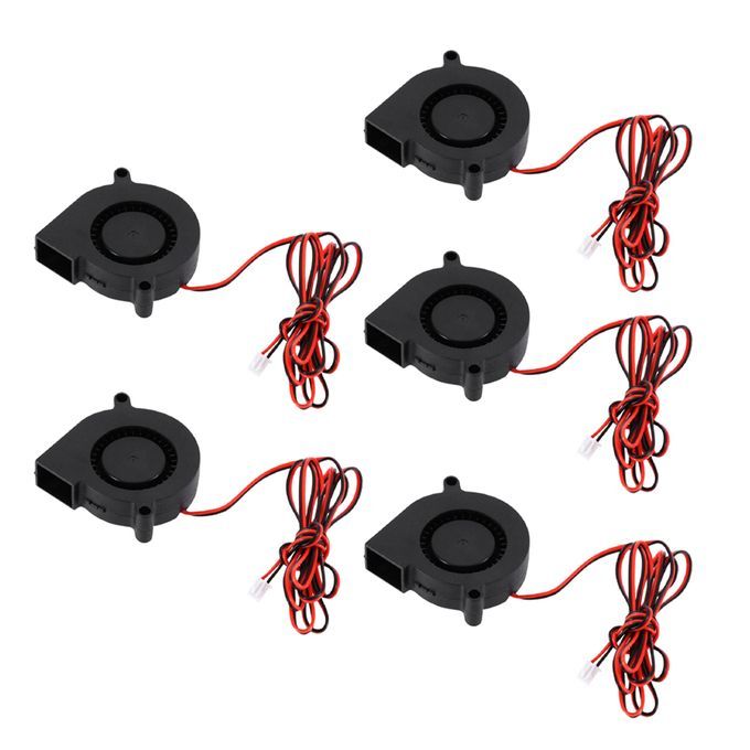 5pcs DC 24V 50mm Blower Radial Cooling Fans Hotend Extruder For 3D
