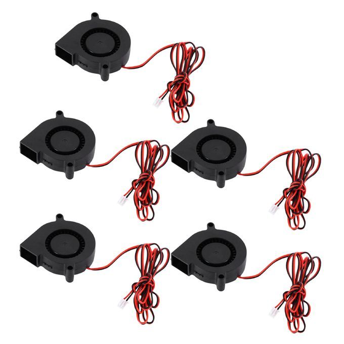 5pcs DC 24V 50mm Blower Radial Cooling Fans Hotend Extruder For 3D