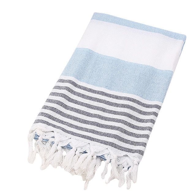 Bath Towels For Adults Cotton Turkish Simple Striped