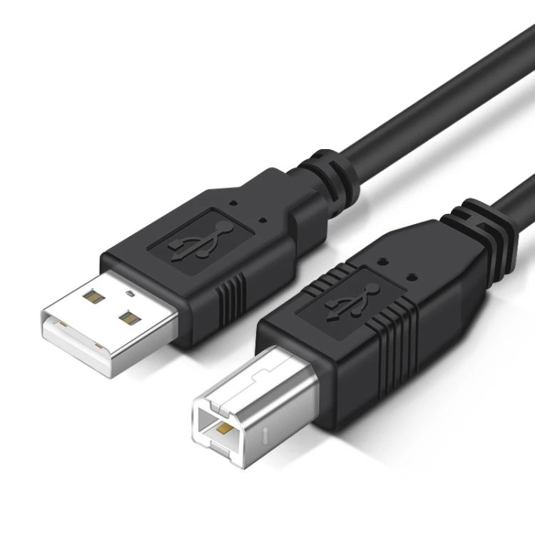 USB 2.0 Printer Extension AM To BM Cable, Length: 3m