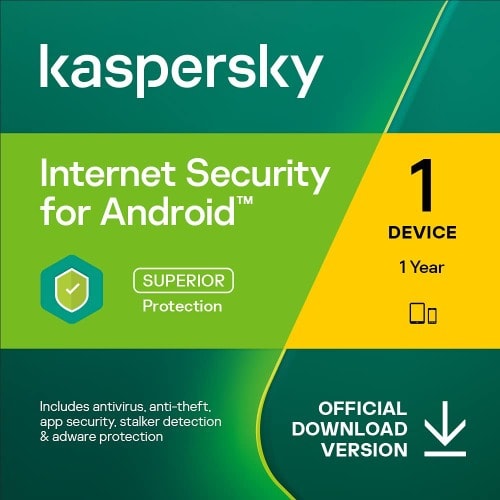 Kaspersky Internet Security For Android 2022 - 1 Device - 1 Year - Android