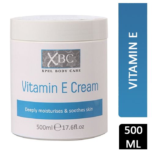 XBC VITAMIN E BODY CREAM,  500ml