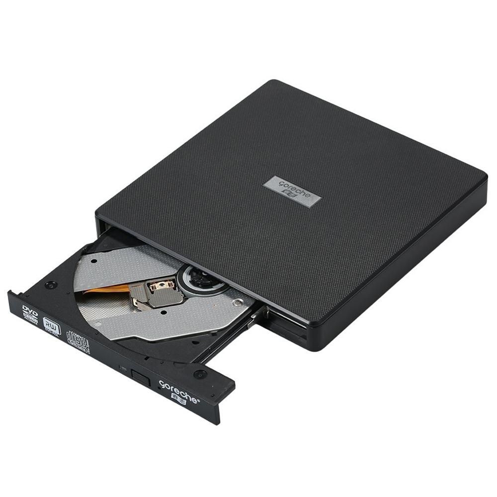 USB+Type-C Mobile External Optical Drive DVD Recorder Slim Design Support Reading Recording Plug and Play Wide Compatibility