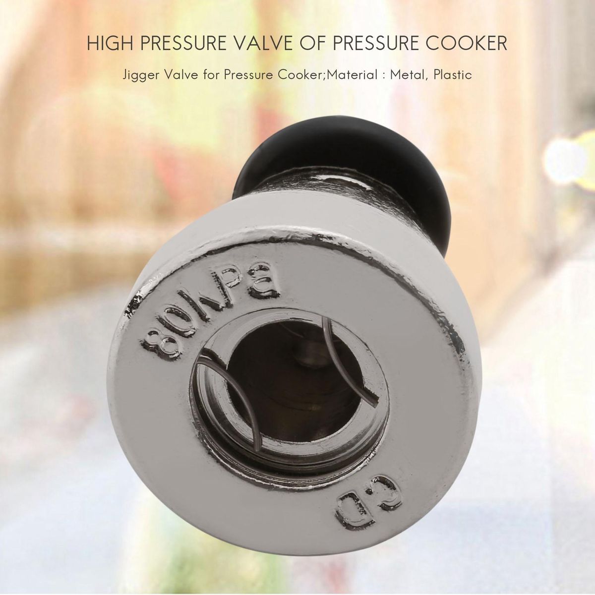 Pressure Cooker Relief Jigger Valve 1.5 Inch High 2Pcs