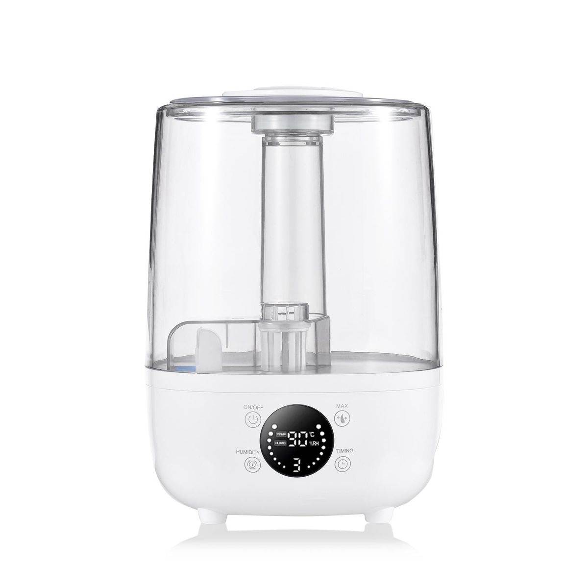Irishom 4L Humidifiers for Bedroom Ultrasonic Air Humidifiers Aroma Diffuser with Remote Control Extra Long Nozzle Tough Button Ultra Quiet Timer 3 Mist Modes Auto Standby Mode