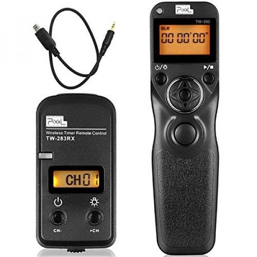 Pixel TW-283 DC2 Wireless Remote Control Shutter Release Cord For Nikon Digital SLR Cameras D7200 D7100 D5500 D5300 D5200 D5100 D600 D610 D750 Replaces Nikon MC-DC2 CUIII