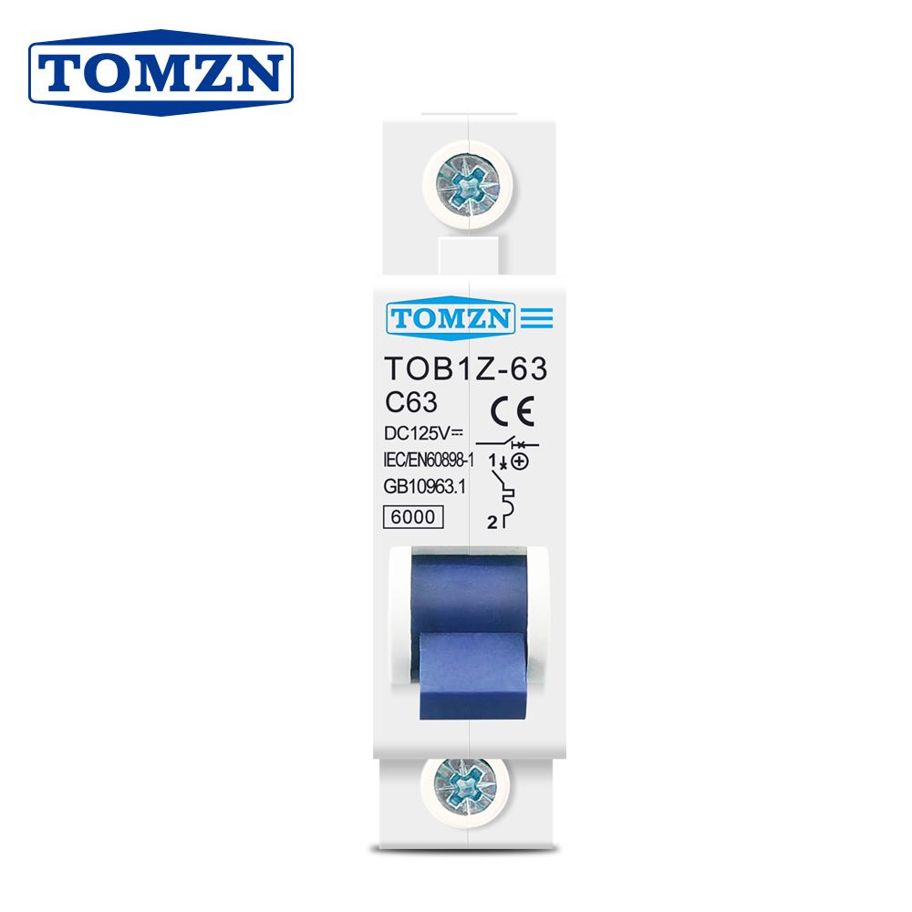 16A 10A Circuit 3A 6A Breaker 1P 6KA 20A DC MCB 125V Mini