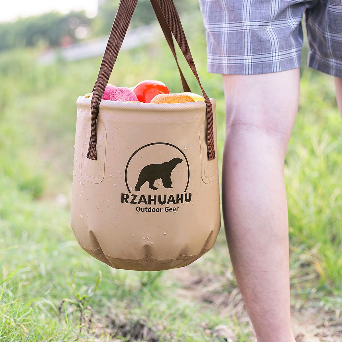 25L Collapsible Bucket Outdoor Folding Pvc Water Bucket
