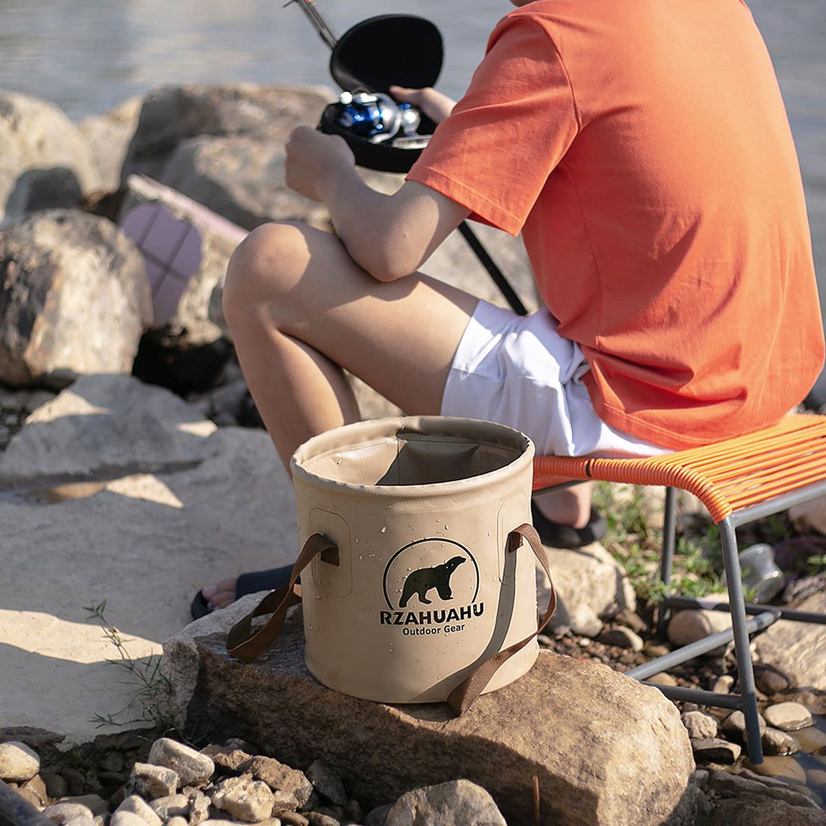 25L Collapsible Bucket Outdoor Folding Pvc Water Bucket