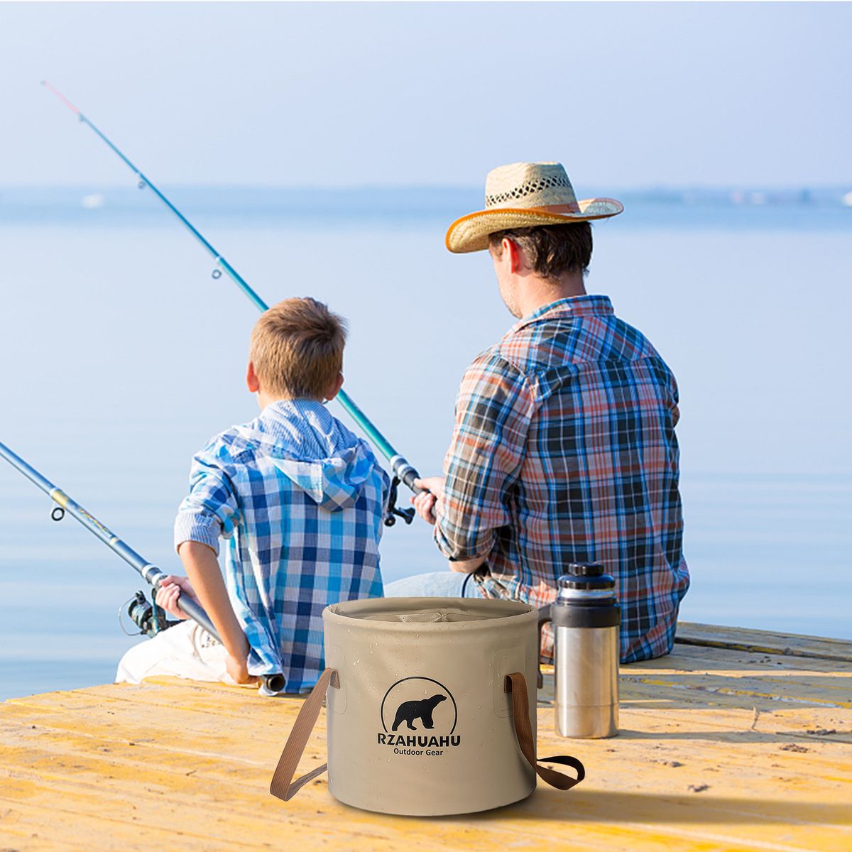 25L Collapsible Bucket Outdoor Folding Pvc Water Bucket