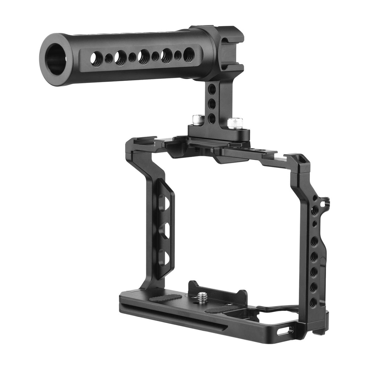 Andoer Aluminum Alloy Camera Cage Kit with Top Handle Grip Replacement for Sony A7 IV