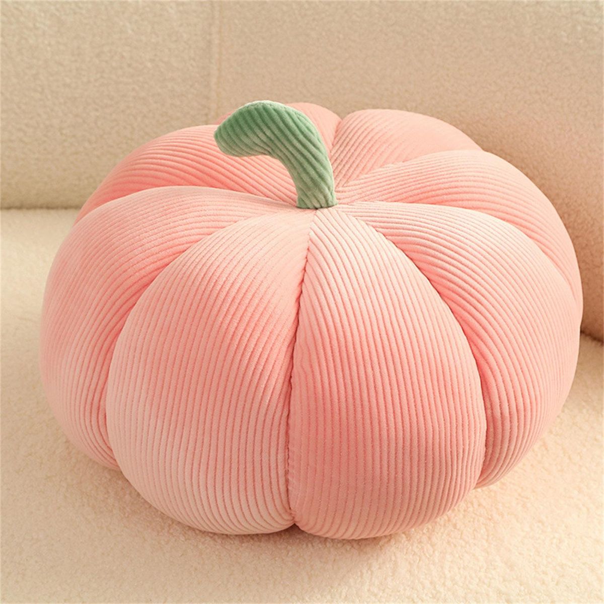 Pumpkin Pillow Cushion Kids Room Throw Pillow Holidays Party Supplies Pink