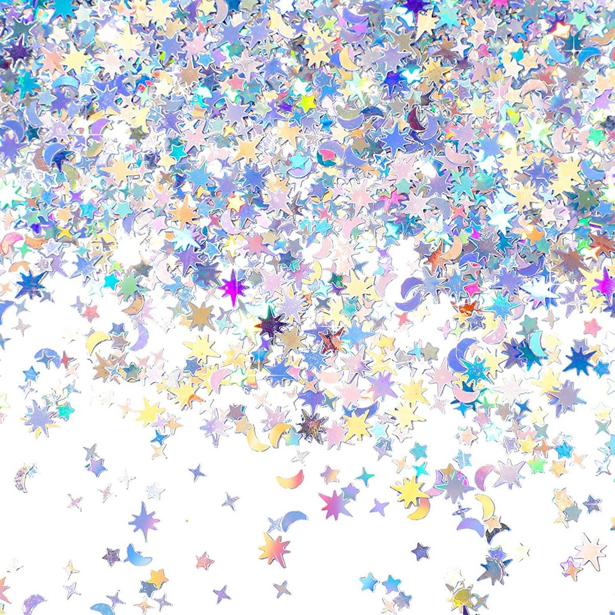 1 Pack Birthday Confetti Birthday Party Stars Moon Confetti Decoration Mix Color